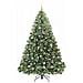 Albero di Natale artificiale con 300 LED Verde 180 cm PE e PVC - Foto miniatura 3
