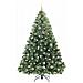 Albero di Natale artificiale con 300 LED Verde 180 cm PE e PVC - Foto miniatura 4