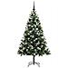 Albero di Natale artificiale a cerniera con neve fioccata - Foto miniatura 4