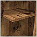 Mobile angolare Bianco 32x32x140cm Legno multistrato - Foto miniatura 8