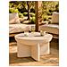 Tavolino Vkh1075-beige-mgo-63,8x63,8x42,5 Cm - Foto miniatura 5