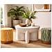 Tavolino Vkh1075-beige-mgo-63,8x63,8x42,5 Cm - Foto miniatura 6