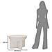 Tavolino Vkh1075-beige-mgo-63,8x63,8x42,5 Cm - Foto miniatura 7