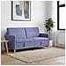 Divano con Storage Blu jeans 172 x 78 x 87 cm Poliestere - Foto miniatura 3