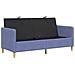 Divano con Storage Blu jeans 172 x 78 x 87 cm Poliestere - Foto miniatura 4
