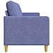 Divano con Storage Blu jeans 172 x 78 x 87 cm Poliestere - Foto miniatura 5