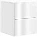 Mobiletto da notte a muro 2 pcs Bianco Lucido 33 x 34,5 x 40 cm - Foto miniatura 3