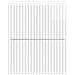 Mobiletto da notte a muro 2 pcs Bianco Lucido 33 x 34,5 x 40 cm - Foto miniatura 5