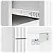 Mobiletto da notte a muro 2 pcs Bianco Lucido 33 x 34,5 x 40 cm - Foto miniatura 8