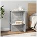 Tavolino da salotto 2 pcs Grigio Cemento 40 x 30 x 49 cm - Foto miniatura 2