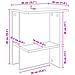Tavolino da salotto 2 pcs Grigio Cemento 40 x 30 x 49 cm - Foto miniatura 9