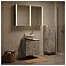 Set di mobili per il bagno 4 pcs Grigio Cemento - Foto miniatura 2