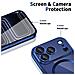 Custodia Trasparente Blu Scuro Magflex Per Iphone 17 Pro Max - Foto miniatura 4