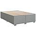 Letto box spring con materasso Grigio Chiaro 140 x 200 cm - Foto miniatura 3