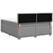 Letto box spring con materasso Grigio Chiaro 140 x 200 cm - Foto miniatura 5