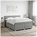Letto box spring con materasso Grigio Chiaro 140 x 200 cm - Foto miniatura 8