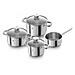 Set di pentole Joy a 4 pezzi in acciaio Inox - Foto miniatura 1