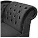Chaise Longue Destra In Velluto Nero Nimes - Foto miniatura 15