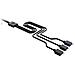 Cooler Master Argb 3-way Splitter Cable - Black - Foto miniatura 5