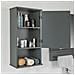 Pensile Bagno Sospeso L40*p21*a76 Cm Grigio Stile Industriale Bzr25-dg - Foto miniatura 3
