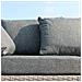 Crinis - Divano Da Giardino Con Pouf Completo Di Cuscino Intreccio In Rattan Sintetico - Foto miniatura 2