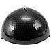 Half Mirror Ball 30cm Black Motorized - Foto miniatura 1