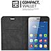 Custodia Compatibile Con Zte Blade L7 In Bruno Caffè - Coperchio Protettiva Con Chiusura Magnetica, Funzione Stand E Tasca Per Le Carte - Foto miniatura 2