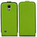 Custodia Compatibile Con Samsung Galaxy S4 Mini In Verde Mela - Coperchio Protettivo In Design Flip Realizzato In Finta Pelle Liscia - Foto miniatura 2