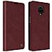 Custodia Redmi Note 9s / 9 Pro / 9 Pro Max Vintage Supporto Stand Amaranto - Foto miniatura 1