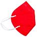 20 Pz Mascherine Ffp2 Rosso Certificate Ce - Bfe 95% - Foto miniatura 2
