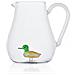 Brocca Anatra in Vetro Borosilicato Dimensioni h 18 x Ø 14,5 cm Capacità 175 cl - Animal Farm - Foto miniatura 1