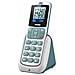 Senior Phone Display 1.77" con Tasti Grandi + Tasto SOS Bluetooth Colore Bainco / Grigio - Italia - Foto miniatura 1