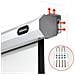 Schermo per proiettore 1090250 Formato 16:9 Colore Bianco, Nero - Foto miniatura 5