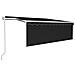 Tenda da Sole Retrattile Automatica con Parasole 4x3m Antracite - Foto miniatura 2