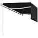 Tenda da Sole Retrattile Automatica con Parasole 4x3m Antracite - Foto miniatura 3