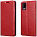 Custodia Compatibile Con Lg K52 In Rosso Mela - Coperchio Protettiva Con Chiusura Magnetica, Funzione Stand E Tasca Per Le Carte - Foto miniatura 8