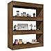 Libreria / divisorio Rovere Marrone 80x30x103cm Legno Multistrato - Foto miniatura 3