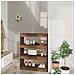Libreria / divisorio Rovere Marrone 80x30x103cm Legno Multistrato - Foto miniatura 1