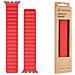 Cinturino 729 Originale Loop Leather Per Apple Watch 1-2-3-4-5-6-7-se 38 40 41mm Red - Foto miniatura 1