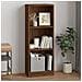 Libreria 3 Ripiani Rovere Marrone 40x24x109cm Legno Multistrato - Foto miniatura 1