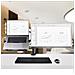 Braccio Monitor da Scrivania con Ripiano VESA Ventilato per Laptop (4.5kg) e Display fino a 32" (8kg), Nero, Supporto /Staffa per Notebook e Monitor VESA regolabile; Morsetto a C /Foro Passante - Foto miniatura 20