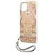 Hard Cover Flower Strap Gold, Fr Iphone 13 Mini, Guhcp13shflsd (guhcp13shflsd) - Foto miniatura 1