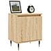Comodini 2 Pz Rovere Sonoma 40x30x50 Cm In Legno Multistrato - Foto miniatura 2