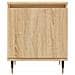 Comodini 2 Pz Rovere Sonoma 40x30x50 Cm In Legno Multistrato - Foto miniatura 4