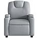 Poltrona Reclinabile In Tessuto Grigio Chiaro - Foto miniatura 3