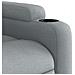 Poltrona Reclinabile In Tessuto Grigio Chiaro - Foto miniatura 9