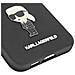 Cover Per Samsung Galaxy S23 Fe Design Ikonik Metal Silicone Rigido, Nero - Foto miniatura 2