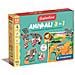 Montessori Sapientino Animali 3 In 1 Tessere Sagomate E Schede Illustrtate Gioco Educativo - Foto miniatura 1