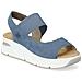 Blue Casual Open Sandals Sandali Sintetico E Tessile Scarpe Donna Blu Eu 39, V2010-14 - Foto miniatura 1