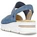 Blue Casual Open Sandals Sandali Sintetico E Tessile Scarpe Donna Blu Eu 39, V2010-14 - Foto miniatura 3